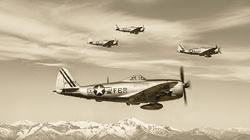 German Pilots UNDERESTIMATED the P47 Thunderbolt Until It Fired Its Eight Powerful .50s at Them