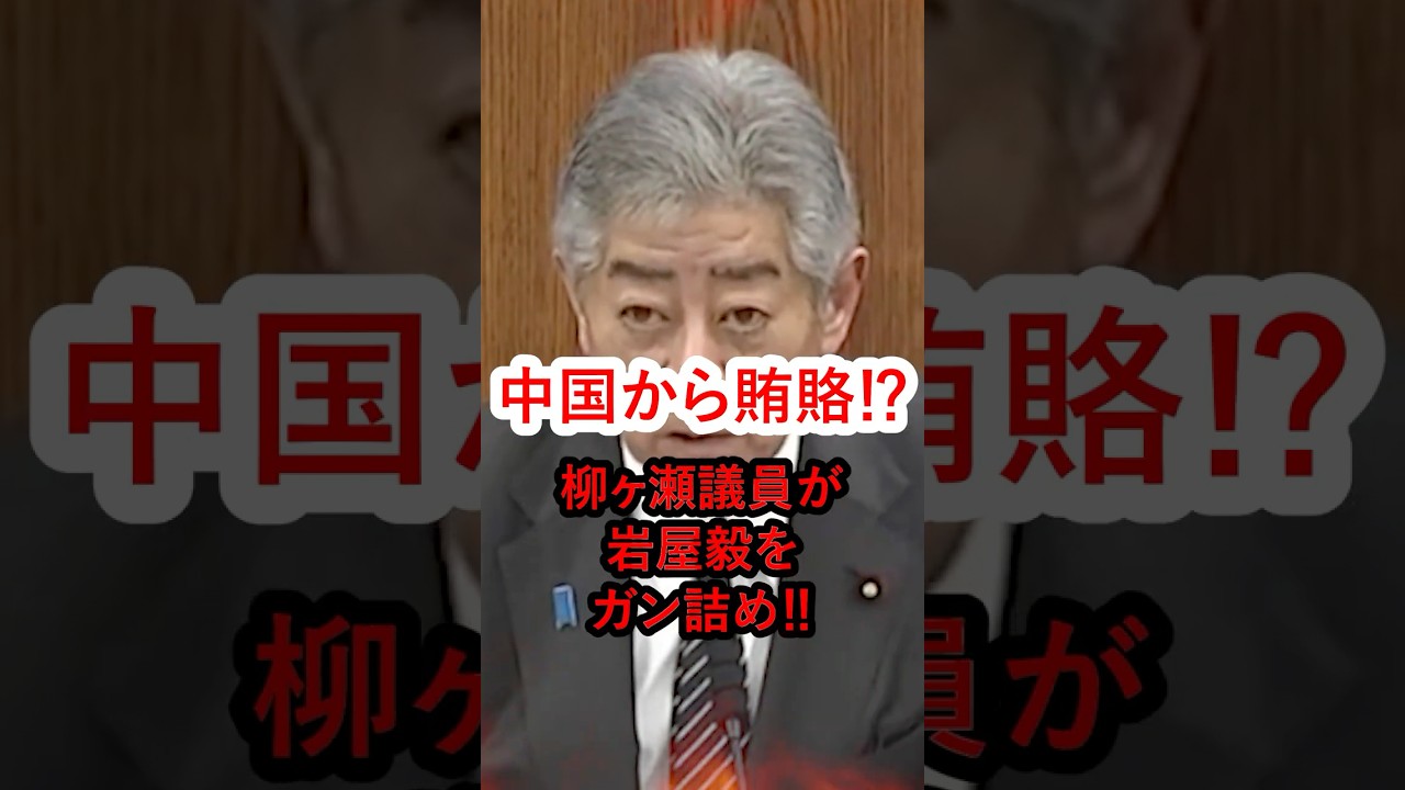 【怪しい・・・】岩屋毅をガン詰めする柳ヶ瀬議員‼