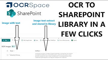 OCR to SP Library