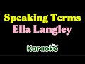 Ella Langley Speaking Terms Karaoke mp3