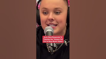 JoJo Siwa Responds To Theories Her Tampon Fell Out In New Music Video!
