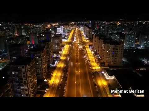 Diyarbakır gece Drone çekimi Eşsiz manzara
