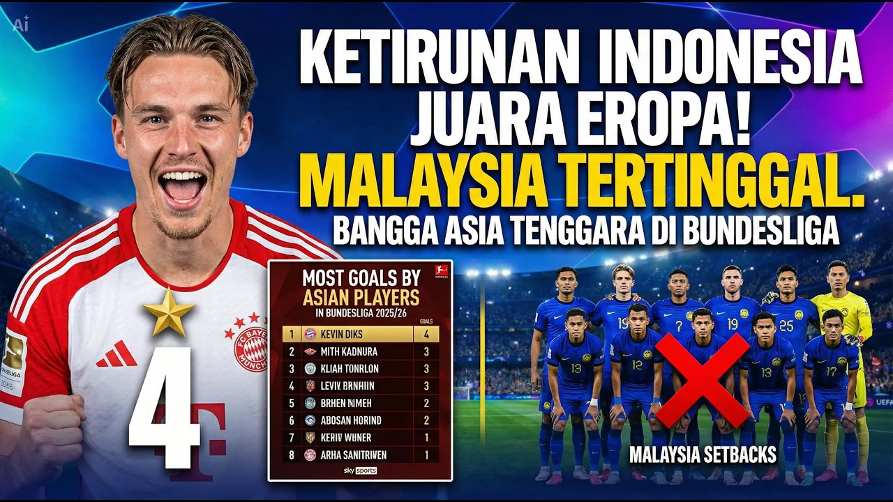AMBYAR‼️Malaysia Jadi HAMASIA Nomor 1, Pemain Indonesia BIKIN HARUM Nama Asia Tenggara Di Eropa!