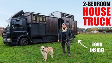 This Man Built a 2-Bedroom Off-Grid House... On a Truck!