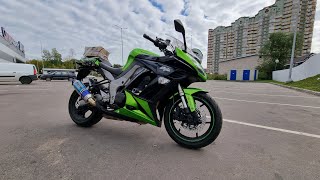 Пересел с мотоцикла Kawasaki z800 на Kawasaki z1000SX. Мотоцикл за 500000 рублей.