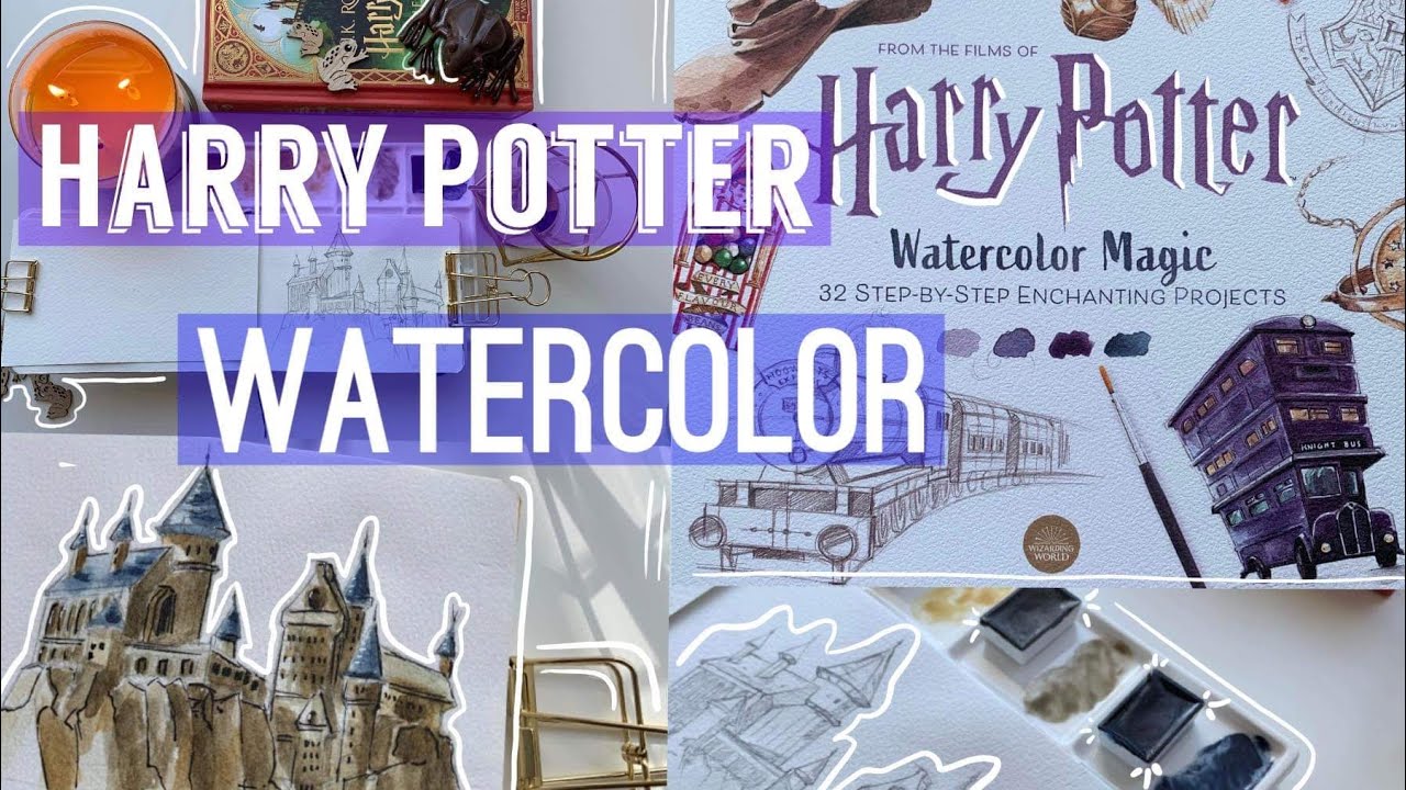  Harry Potter Watercolor Magic: 32 Step-by-Step Enchanting  Projects (Harry Potter Crafts, Gifts for Harry Potter Fans): 9781647224622:  Audoire, Tugce: Books