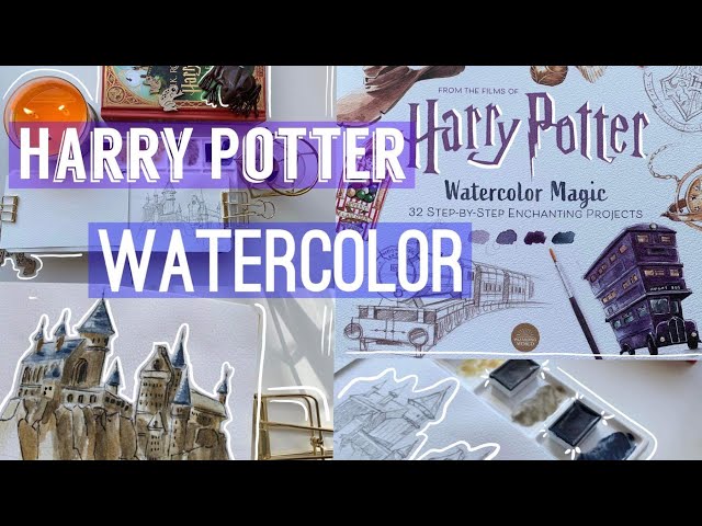  Harry Potter Watercolor Magic: 32 Step-by-Step Enchanting  Projects (Harry Potter Crafts, Gifts for Harry Potter Fans): 9781647224622:  Audoire, Tugce: Books