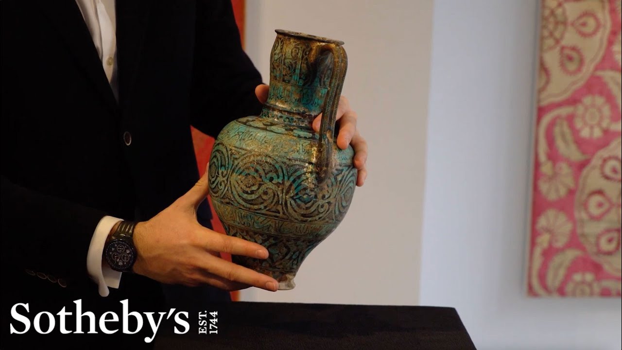Uncovering a 12th Century Persian Pottery Pitcher Hidden for