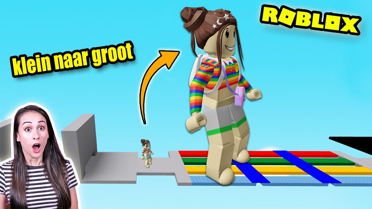 ROBLOX GROEI OBBY: VAN SUPER KLEIN NAAR MEGA REUS GROEIEN! || Let's Play  Wednesday - YouTube
