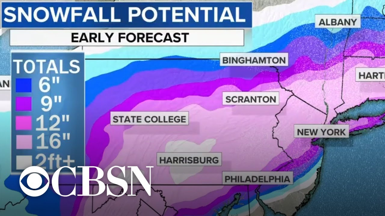 Northeast bracing for major snowstorm