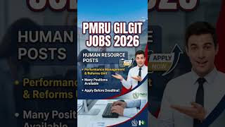 Performance Management &amp; Reforms Unit PMRU Human Resource Posts Gilgit 2026 #fyp #shorts
