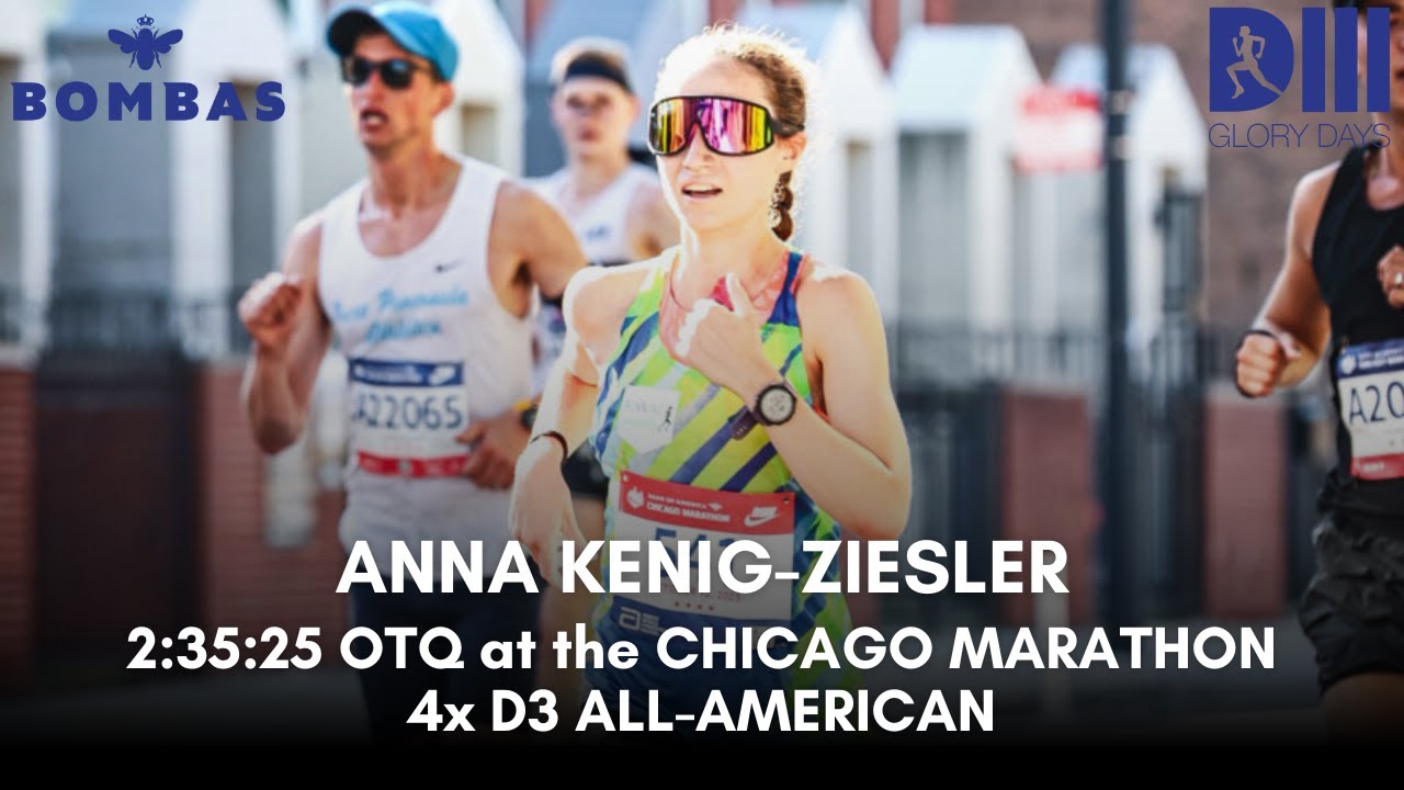 Anna Kenig-Zielser after running a 