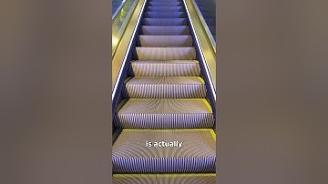 Why Escalator Steps Have Grooves 😯 I Fear on escalators