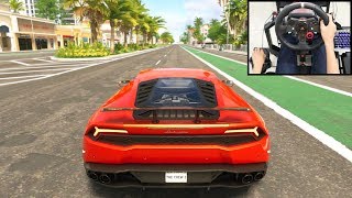 Lamborghini Huracan - The Crew 2 | Logitech g29 gameplay