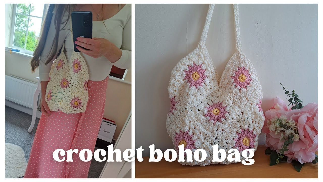 Crocheting the Modern Granny Boho Bag in Quick Steps