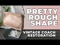 BEFORE & AFTER HANDBAG REHAB Vintage COACH 7847 Restoration