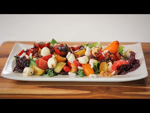 Adam Lambay's Indian Inspired: Indian Caprese Salad with Tamarind-Chutney Dressing