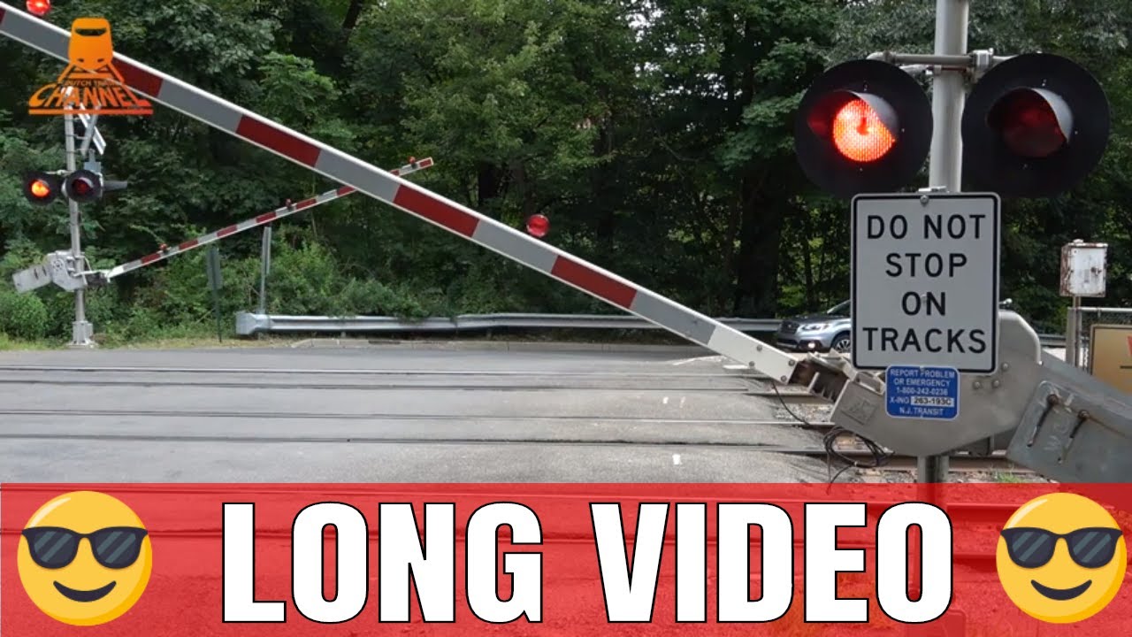 AMERICA RAILWAY CROSSING - 😎🚂 LONG VIDEO 🚂😎 -  Glenwood Rd - Ho Ho Kus - New Jersey