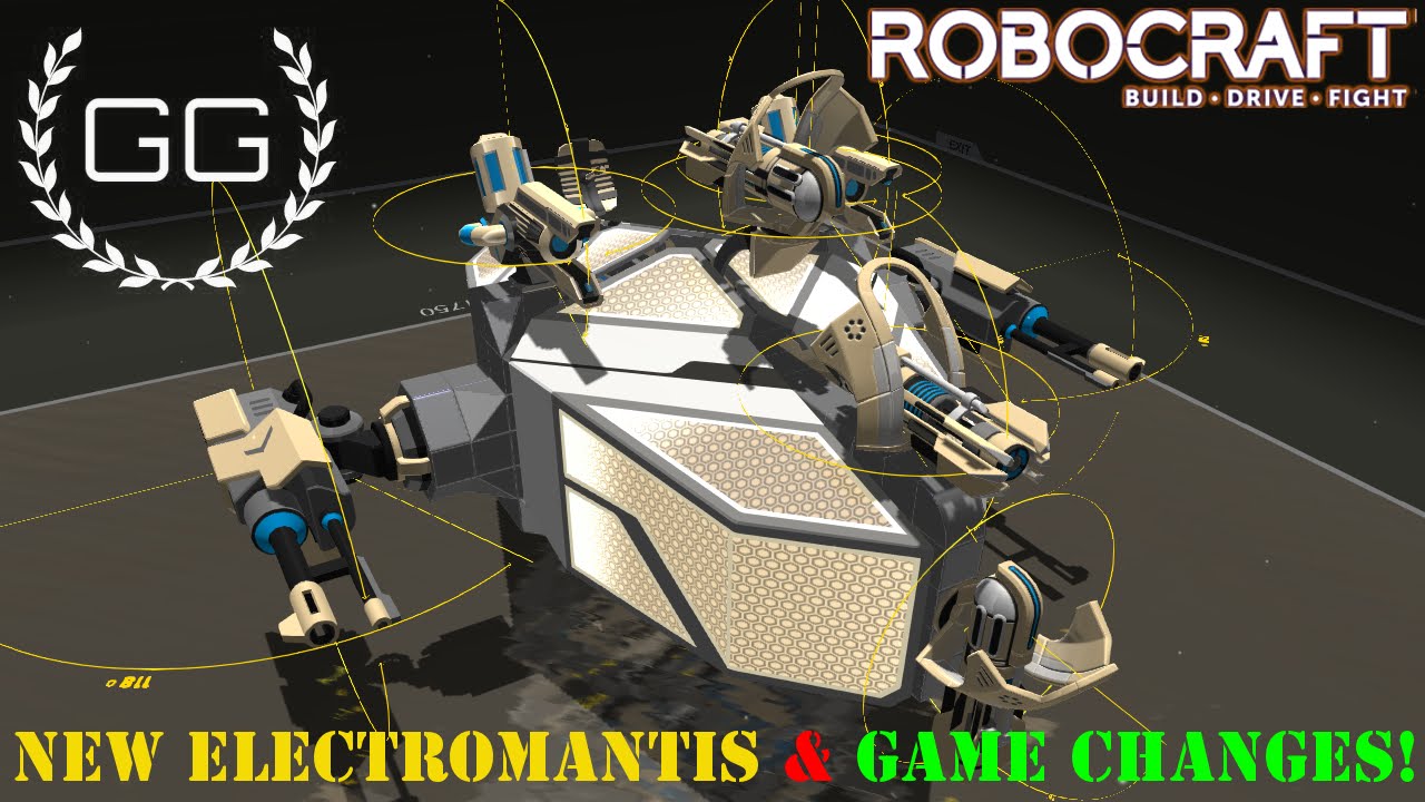 ROBOCRAFT - NEW ELECTROMANTIS & GAME CHANGES