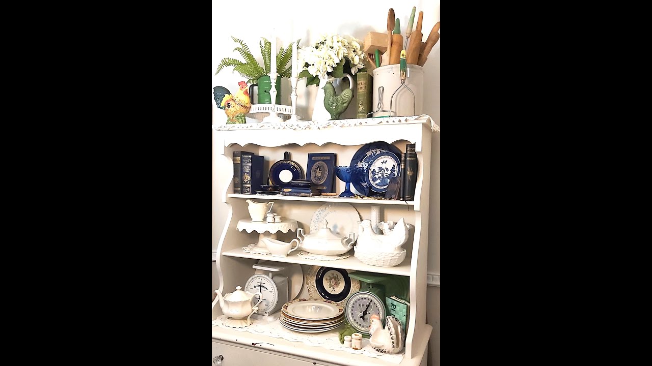 95% THRIFTED !!! Vintage Decor with White Ironstone  