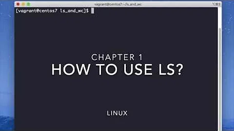 How to list the number of files in linux? ls program