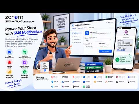 SMS for WooCommerce – Automated Order & Delivery SMS Notifications