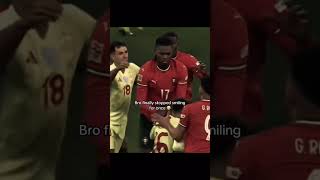 Rafael Leao Stops Smiling