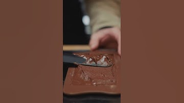 Finally making a finished chocolate bar #shorts