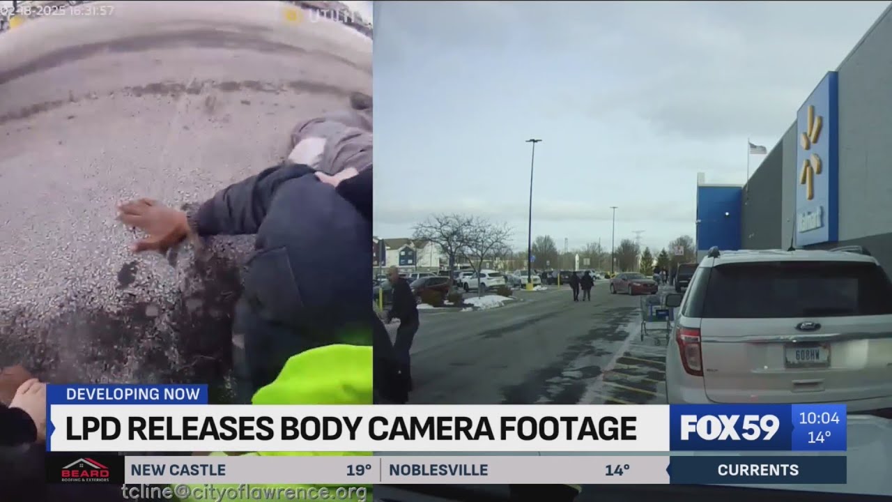 Bodycam footage shows chaotic moments as Lawrence police officers punch, kick man during arrest