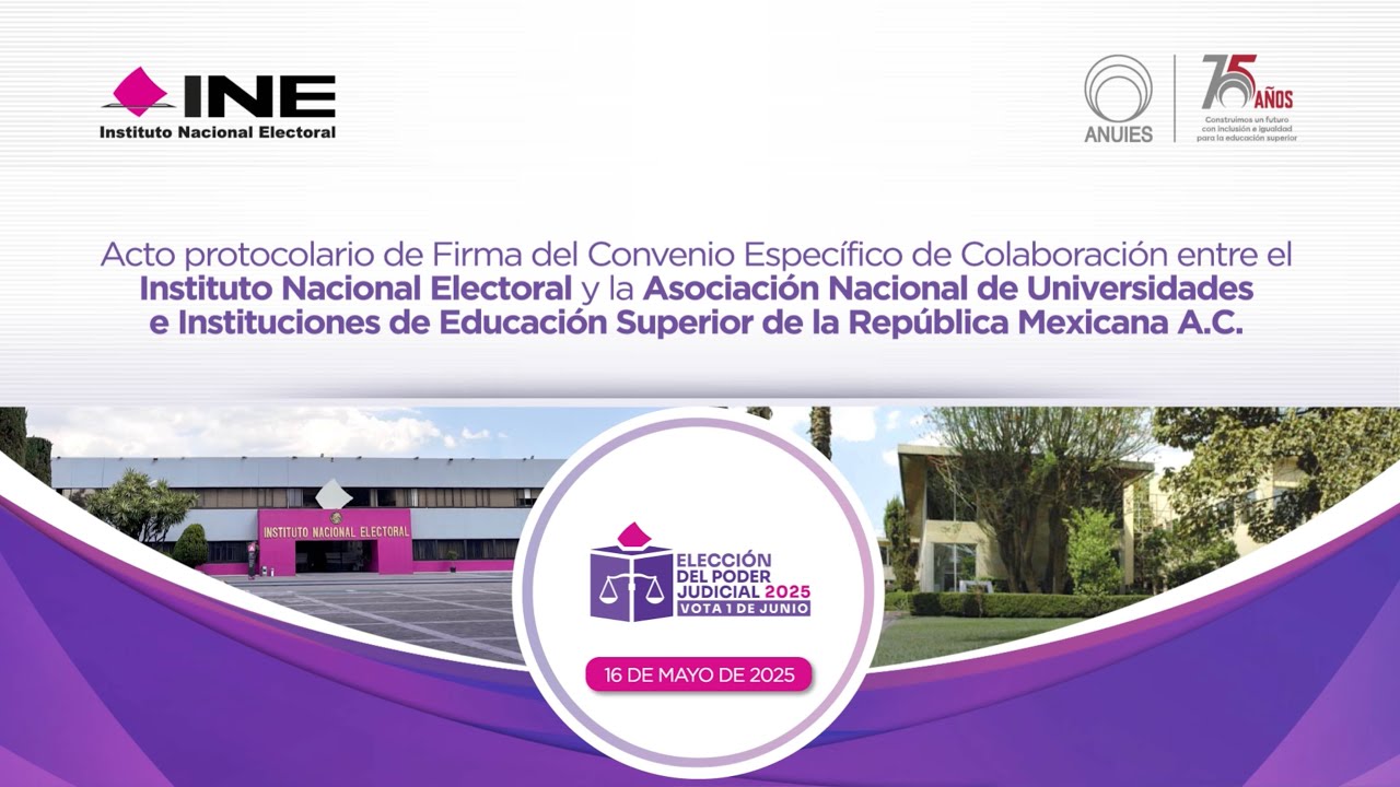 Acto Protocolario de Firma de Convenio de Colaboración entre el INE y ...