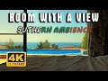 Bedroom ambience. Listen to relaxing pool water, while viewing the beautiful Black Sea in Bulgaria