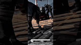 Roof Tile Installation Work Tool Using Material Hoist #worktool