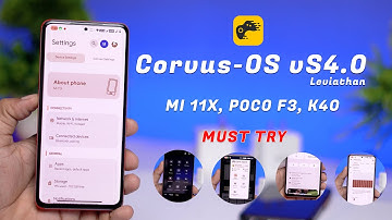 Must Try Corvus OS S4.0 on Mi 11x, ANX Camera, Dolby Effect, New Game Space and ROM Looks, Data 🔥