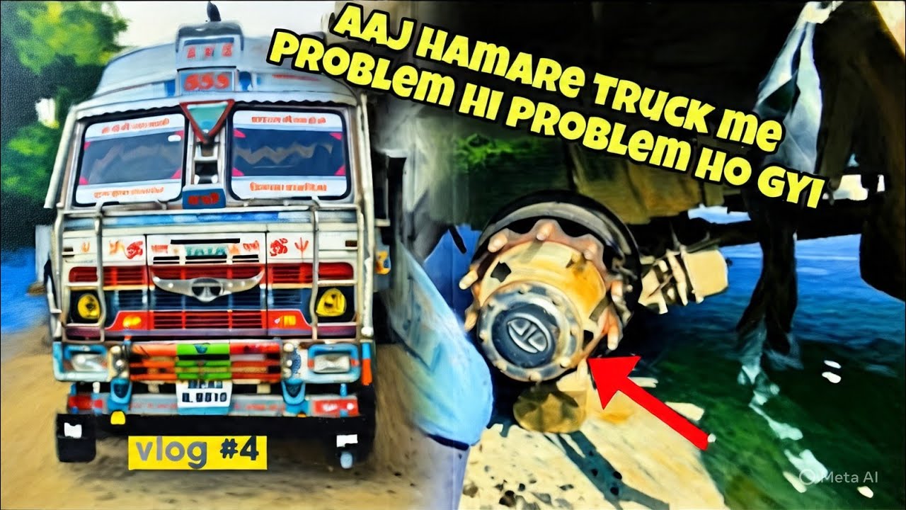 आज हमारे ट्रक में इतनी प्रॉब्लम आई कि सारे दिन हम परेशान रहे 😱
