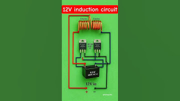 12V Induction Heater Circuit | Simple DIY Induction Heating Using IGBT #shorts #trending #viral