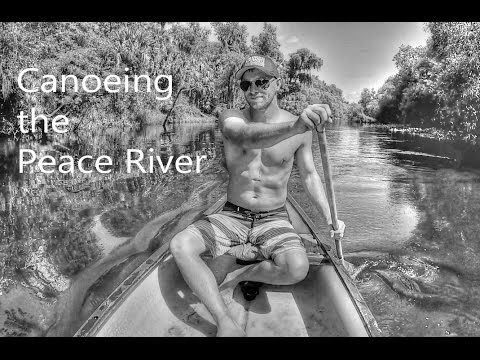 Canoeing Down the Peace River - YouTube