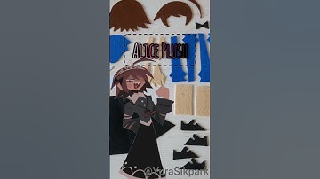 Como hacer una muñeca de Alice (Fundamental Paper Education) con fieltro #fpe #diy #basicsinbehavior