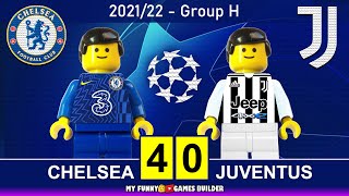 Chelsea vs Juventus 4-0 • Champions League 2021/22 All Goals & Hіghlіghts Chelsea Juve Lego Football