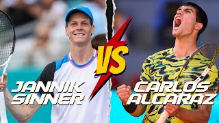 ALCARAZ PIÙ FORTE DI SINNER!? SCOPRIAMOLO🔥🎾 #tennis #viral #youtube #perte