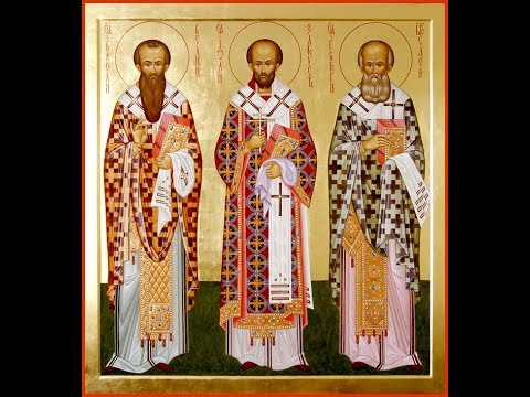 Акафист трем Святителям: Василию Великому, Григорию Богослову и Иоанну Златоусту 22.02 Акафист трем Святителям: Василию Великому, Григорию Богослову и Иоанну Златоусту 22.02