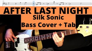 Silk Sonic - After Last Night (Bass Cover + Tab)