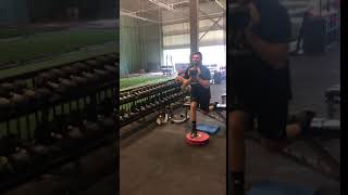 Goblet Bulgarian Split Squats - Front Foot Elevated