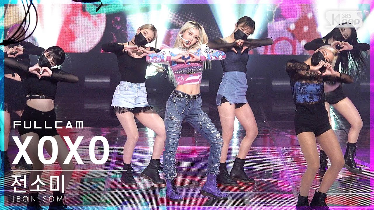 [안방1열 직캠4K] 전소미 'XOXO' 풀캠 (JEON SOMI Full Cam)│@SBS Inkigayo_2021.11.21.