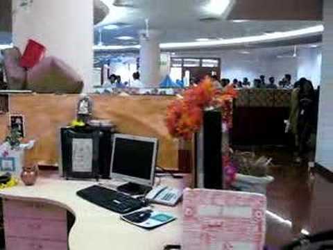 Cubicle Decoration, Infosys. - YouTube