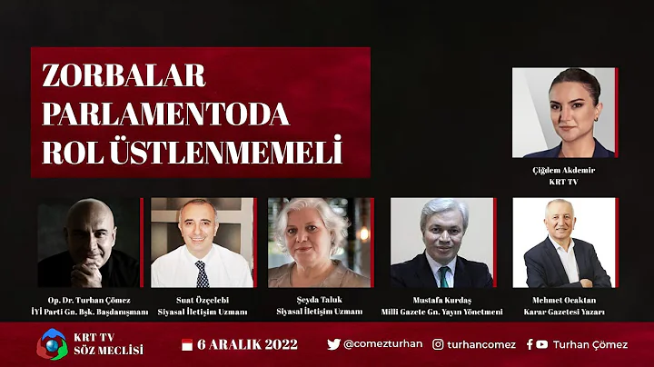 Zorbalar Parlamentoda Rol stlenmemeli | KRT TV Sz ...