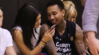 Kylie jenner and tyga look closer than ever at basketball game