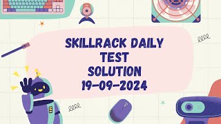 Full SKILLRACK DAILY TEST #skillrack #skillrackdailytest #pythonprogramming #easysolution #everyday Update