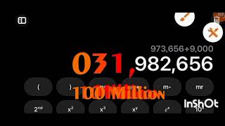 Numbers to 1 Billion with a Calculator app Connected by Matthew-e3v6h