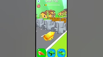 Shape-Shifting Race Gameplay Level-1736 ! All Levels games Walkthrought #shorts #shapeshifting