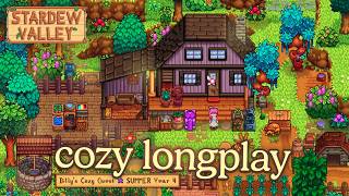 Stardew Valley 1.6 Cozy Longplay 🍄🌻 No Commentary Gameplay for Work, Study, or Sleep | Summer Y4